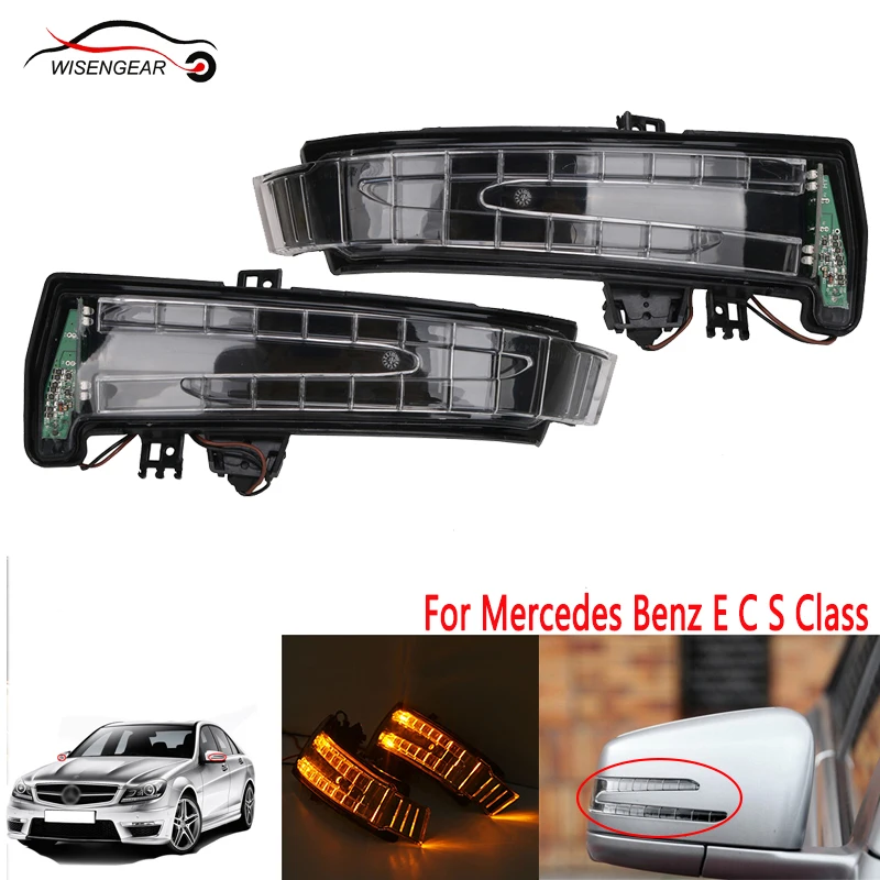 1 пара световой индикатор поворота для Mercedes Benz E C S Class W212 W204 W221 C200 S500 C300 E300 S350