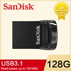 USB флеш-накопитель SanDisk ULTRA FIT CZ430, Флешка 32 Гб 16 Гб 64 Гб 128 ГБ, оригинальный USB 3,1, usb-накопитель