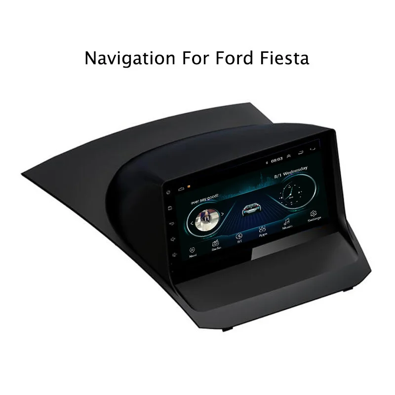 NaviTopia Android 8 1 автомобильный DVD gps Мультимедиа Аудио плеер для Ford Fiesta 2009 2010 2011 2012 2013