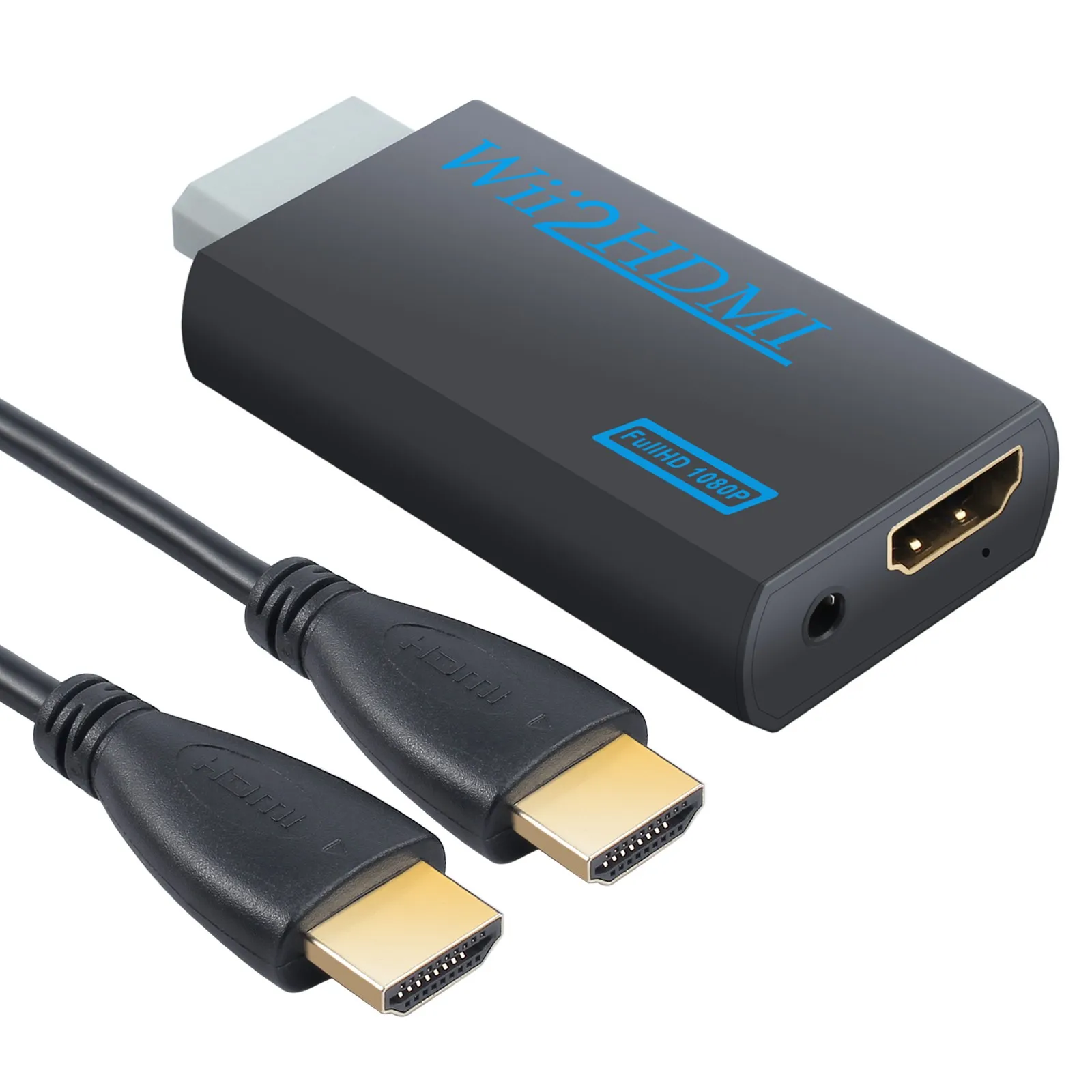 ESYNiC wii к HDMI 3,5 мм аудио конвертер адаптер-весы wii сигнала до 720 p/1080 p полный HD HDTV без Трансмиссия потери конвертер
