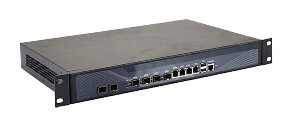 PfSense Rackmount маршрутизатор OS PC с Core i7 4770 SFP 4 LAN 6 SFP брандмауэр сетевой безопасности 2 Гб Ram 8 ГБ SSD