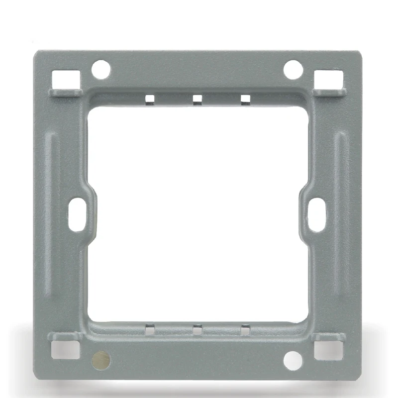 Домашняя настенная розетка 86 видов скрытая черная стальная рама пустая