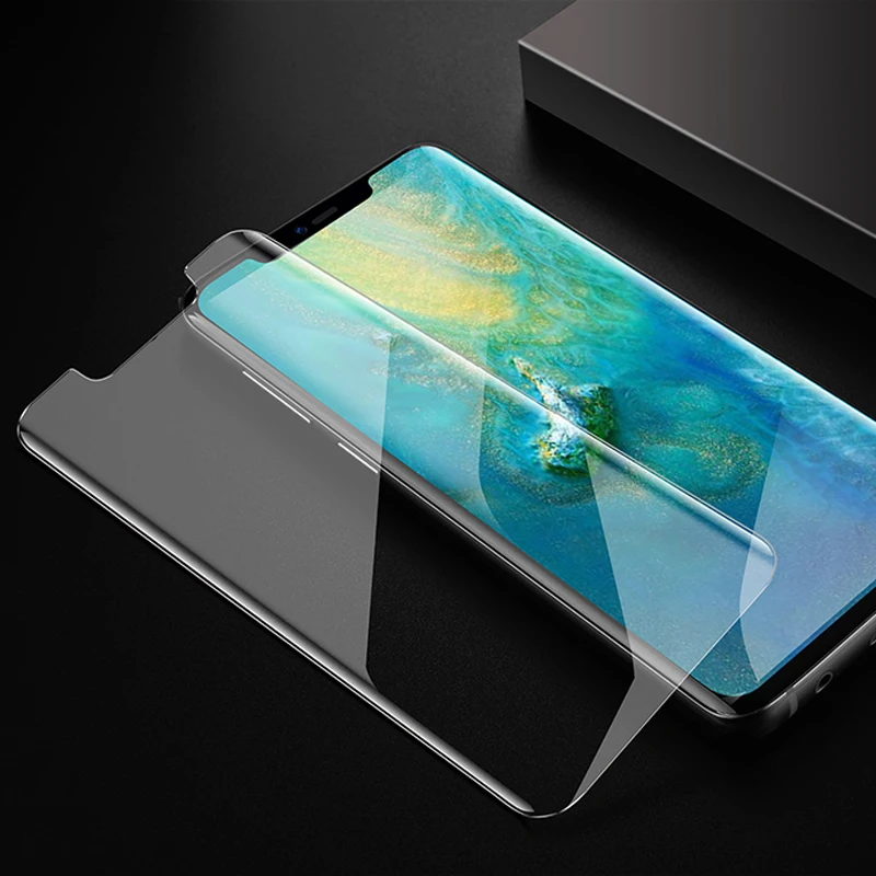 УФ закаленное стекло для Samsung Note 9 8 S9 S8 S7 Edge 5D полностью жидкий клей защита экрана