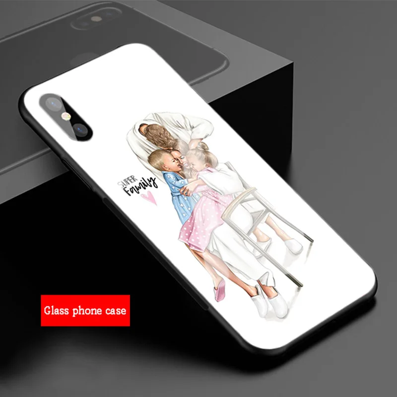 Чехол из закаленного стекла для iPhone 6 6plus 7 plus 8 8plus 5 | Мобильные телефоны и