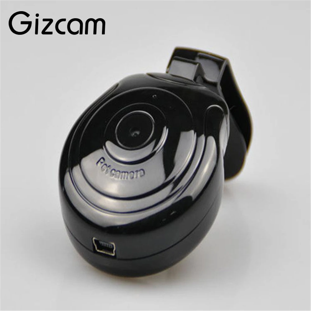 Мини камера Gizcam для собак кошек щенков HD ошейник видеорегистратор монитор
