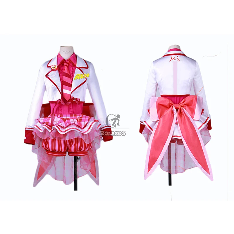 Rolecos японского аниме Love Live! Костюмы для косплея Косака Хонока Котори минами аясе