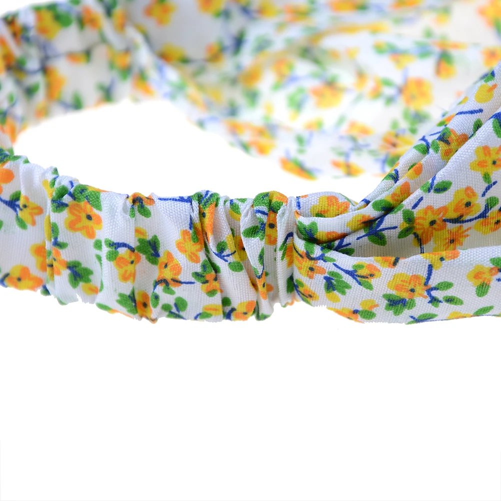 Новые милые цветочные шапки андана детская Цветочная повязка на голову резинки