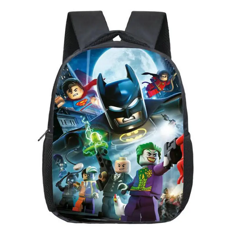 12 дюймовый школьный рюкзак Lego Ninja Batman для детского сада детский девочек и
