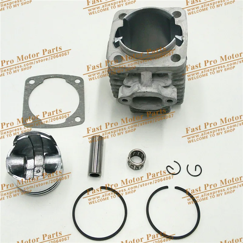 Minimotor части 44 6 40 6Engine Головка блока цилиндров с поршневых колец для 2 х тактный 49cc
