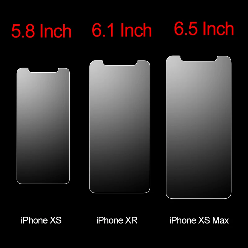 Шт. 3 шт. защитное стекло на для iPhone Xs Максимальная защита экрана 9 H 2 5 5S SE 4