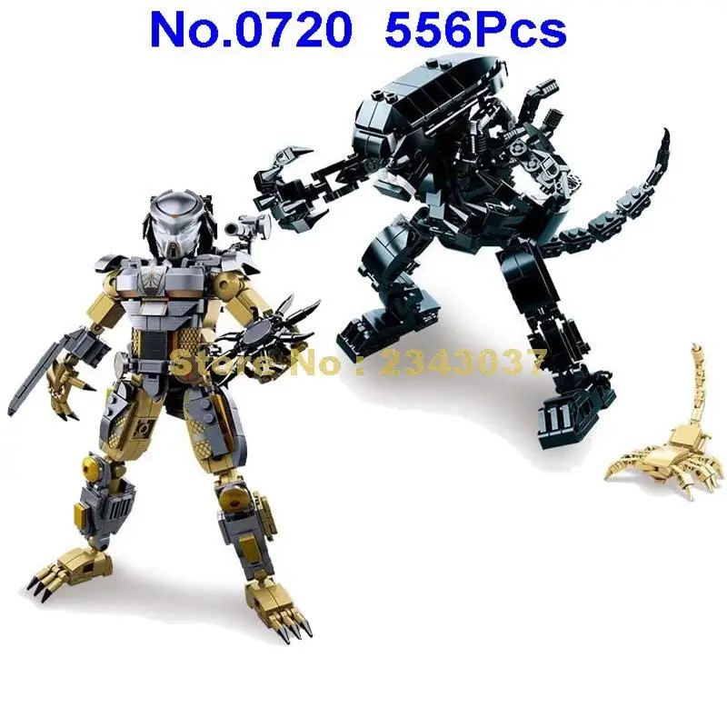Sluban 0720 Predator Aliens Heroes Movie Set Building Block Toy | Игрушки и хобби