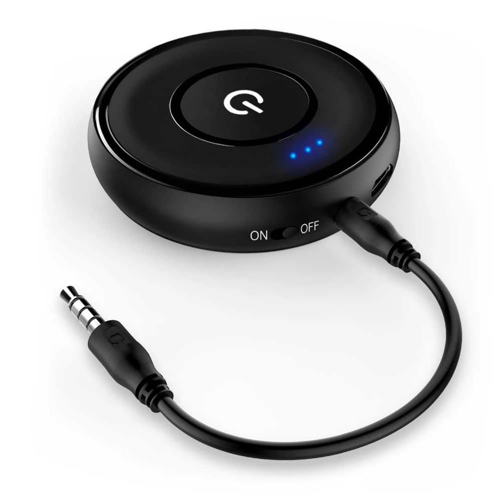 Портативный Bluetooth 4 1 Aux 3 5 мм громкой связи car kit Беспроводной a2dp стерео домашнего