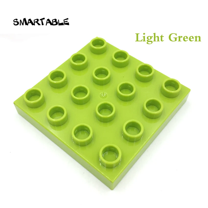 Smartable Новая Большая пластина 4x4 детали для конструктора совместимые с основными