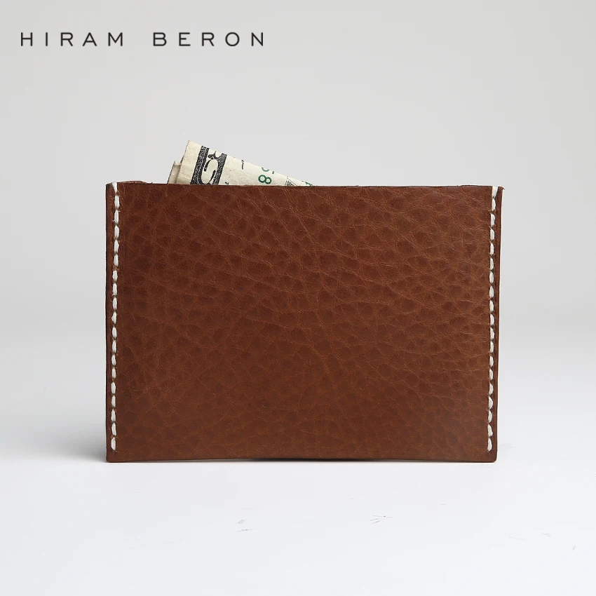 Hiram Beron кожаный держатель для карт унисекс бесплатная доставка Мини Кошелек на