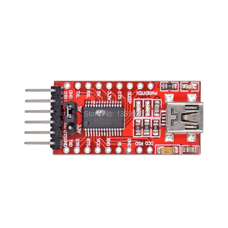 FT232RL FT232 FTDI USB 3 V 5 к TTL Серийный адаптер модуль мини-порт | Электронные компоненты и