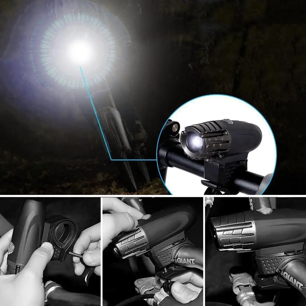 Спорт на открытом воздухе велосипедная фара USB Перезаряжаемые фар с 6th поколения