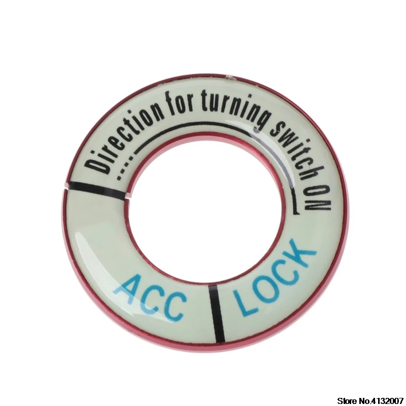 Автомобильный переключатель отверстия зажигания кольцо Крышка Накладка для Peugeot