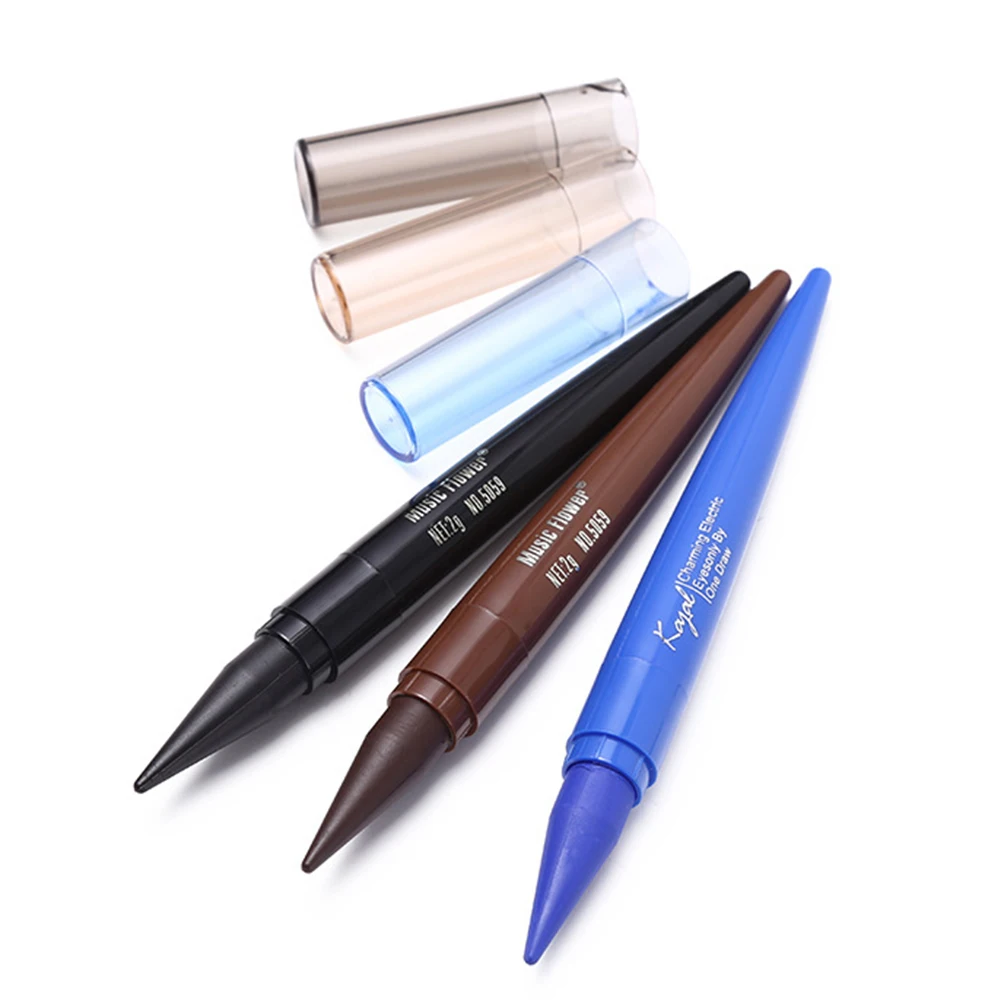 Music Flower Для женщин Водонепроницаемый стойкий подводка гель для глаз карандаш