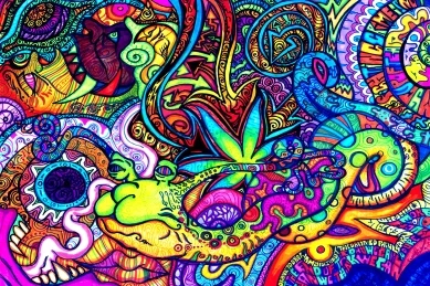 PIPE BOY Psychedelic Acid Lsd постер для живописи шелковая ткань печать на стенах украшения