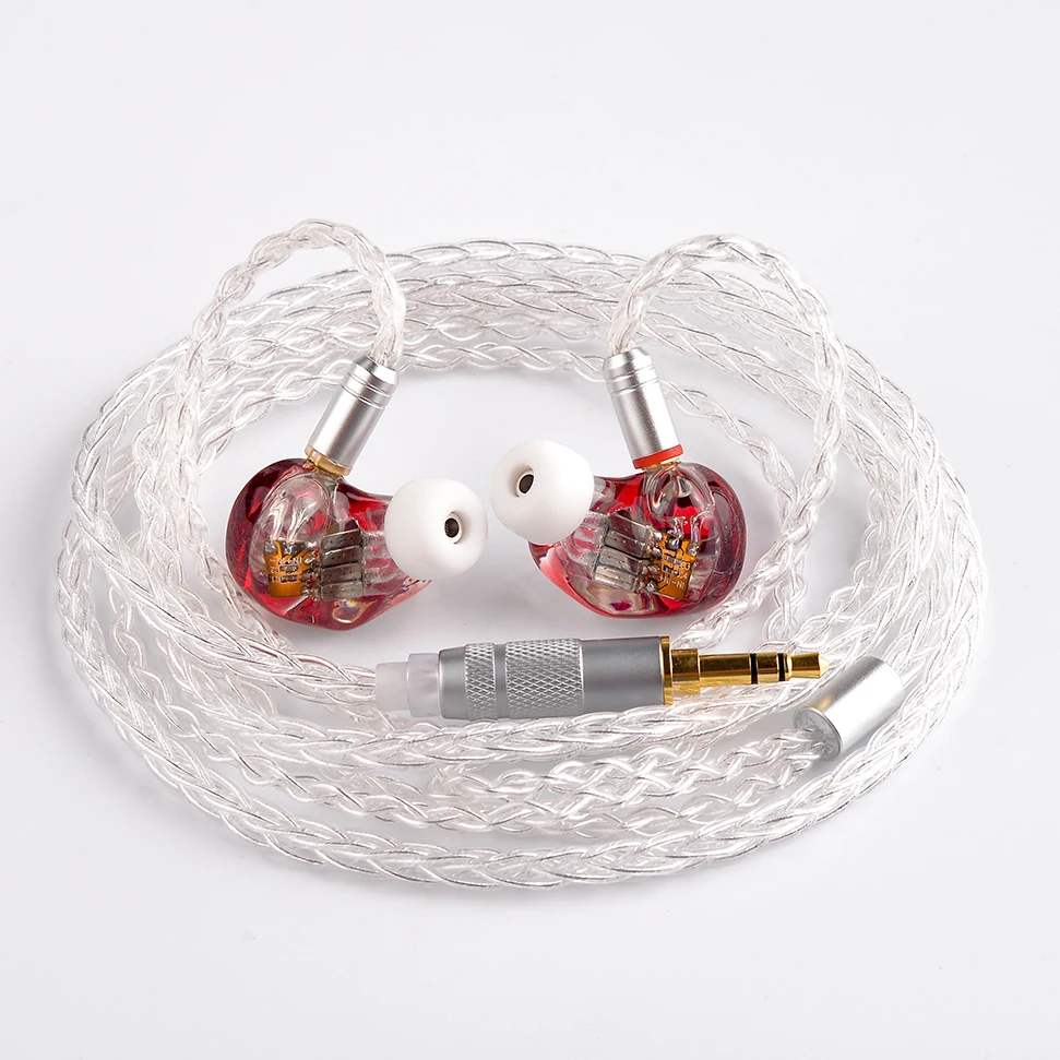 TONEKING наушники вкладыши 5 сбалансированных якорей 5BA HIFI монитор с MMCX 8 ядерным