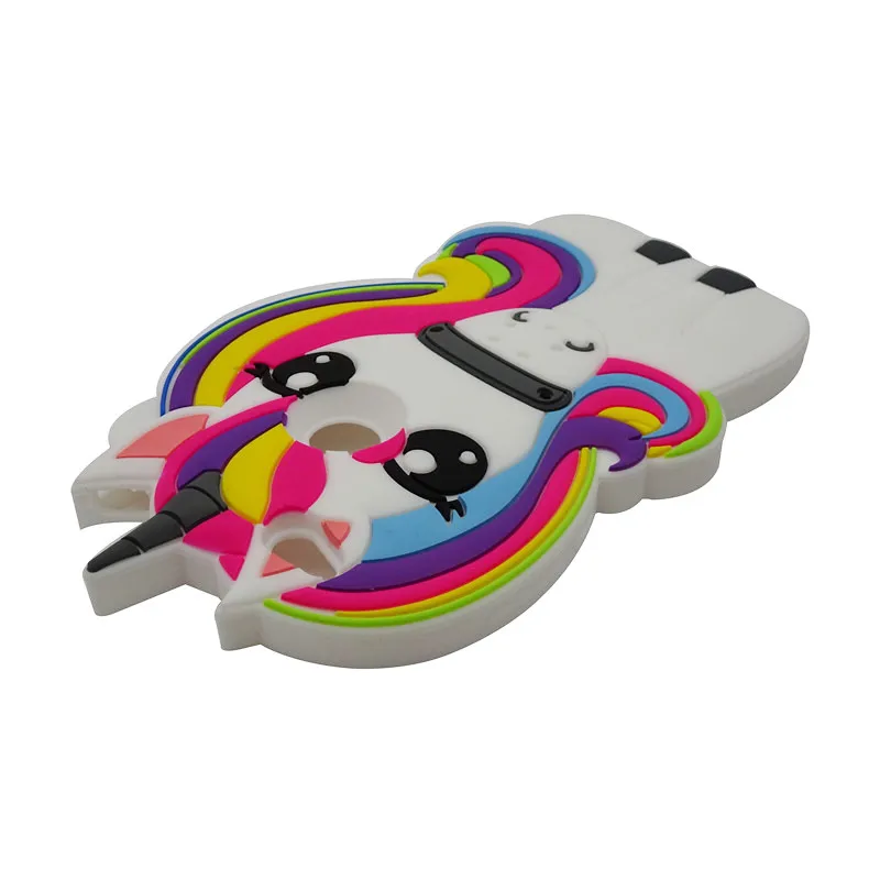 Cute 3D Cartoon Colored Unicorn Case For Huawei P8 lite 2017 Soft Silicone Phone Cover huawei P9 Lite Fundas Capa |
