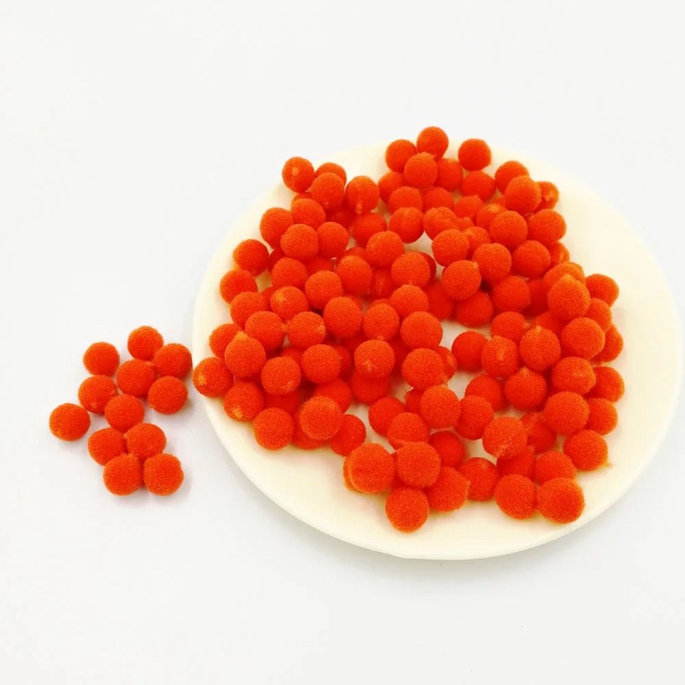 8 100 шт. 10/15/20/25 мм Мини пышная Нижняя Pom Poms помпонами ручной работы для детей игрушки свадебный Декор DIY товары для шитья и рукоделия - Цвет: 8