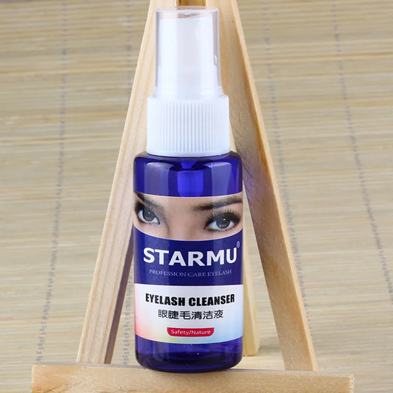 Лучшее средство для очистки ресниц жидкое наращивание накладных чистый Спрей