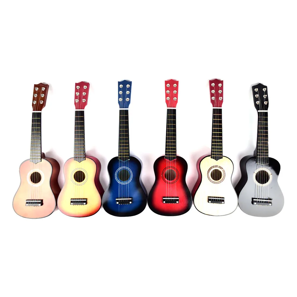 21" Guitar Beginner Children Gift Hawaiian Instrument String Guitar+String+Pick | Спорт и развлечения
