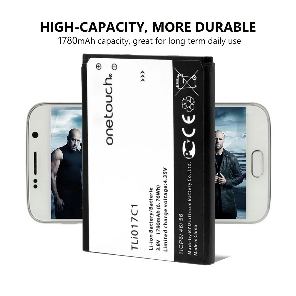 Литиевый 3,8 в 1780 мАч TLi-017C1 для телефона TLi017C1 TLi 017C1 для Alcatel One Touch PIXI 34.5019D 5017D Lthium Bttery