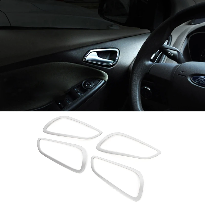 Автомобильные аксессуары для Ford Focus 3 MK3 2012 2013 автомобильный Стайлинг нержавеющая