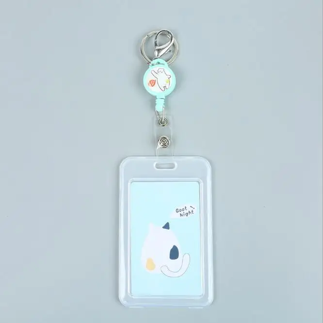 5 1 шт. Kawaii Мультфильм Единорог автобус держатель для карт чехол Брелок кредитный банк сумка для карт школьные офисные канцелярские принадлежности аксессуары - Цвет: 5