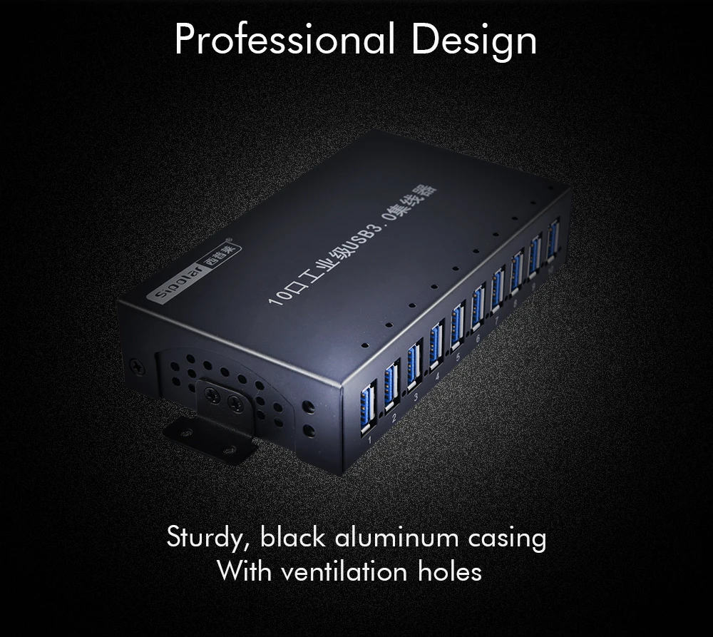 Sipolar 10 портов Мульти USB 3,0 концентратор высокая скорость передачи данных быстрое зарядное устройство разветвитель внешний 12V5A адаптер питания для телефона планшета