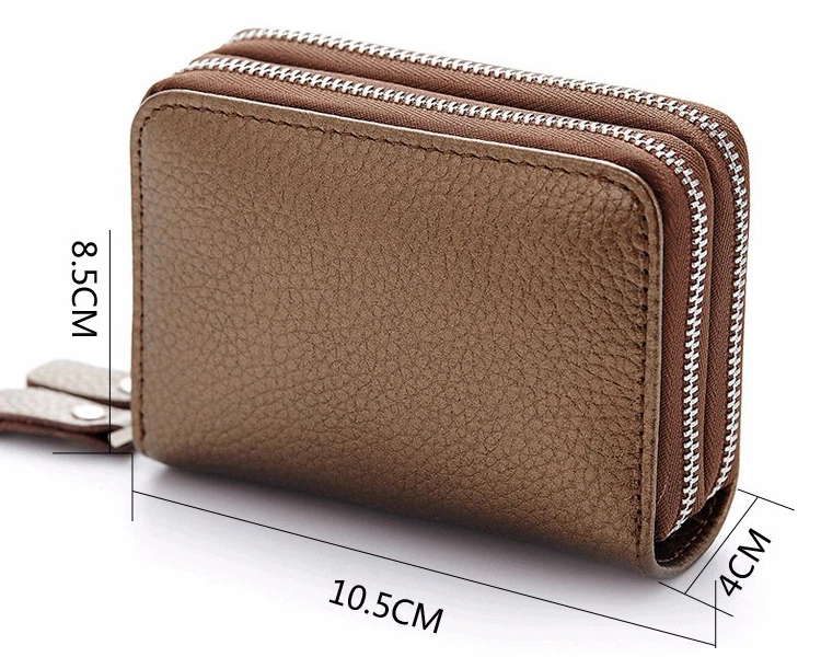 Держатель для карт из натуральной кожи унисекс Лидер продаж бумажники подушка