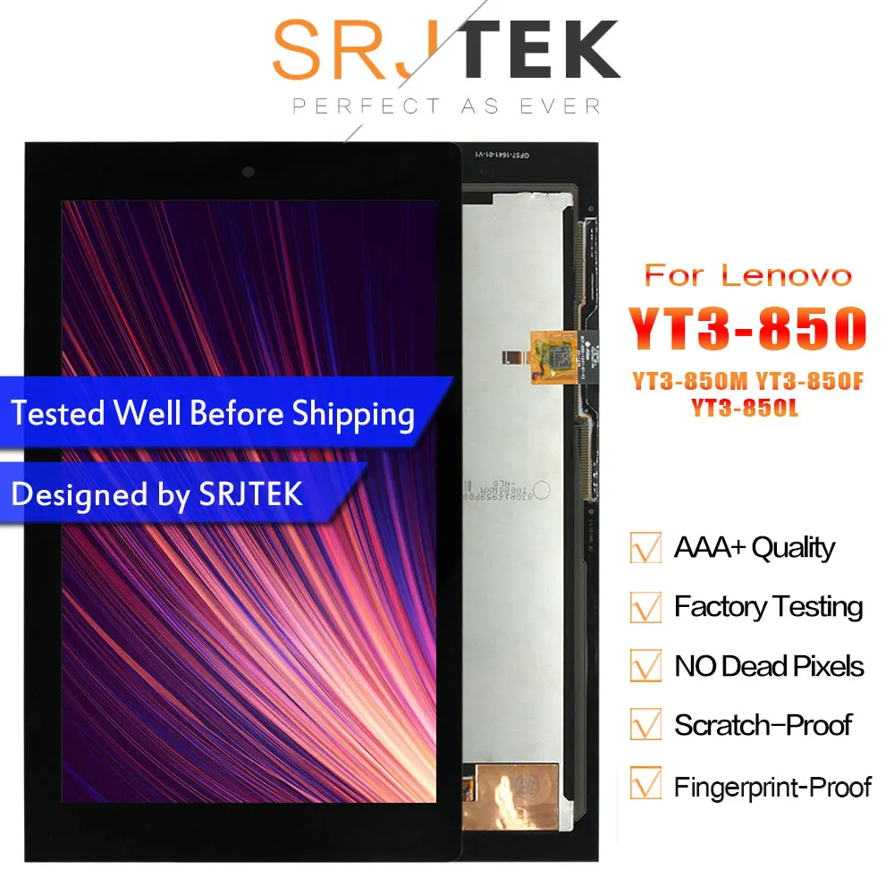 Srjtek 8 &quotдля Lenovo YOGA ЖК дисплей с дигитайзером сенсорного экрана стеклянная панель