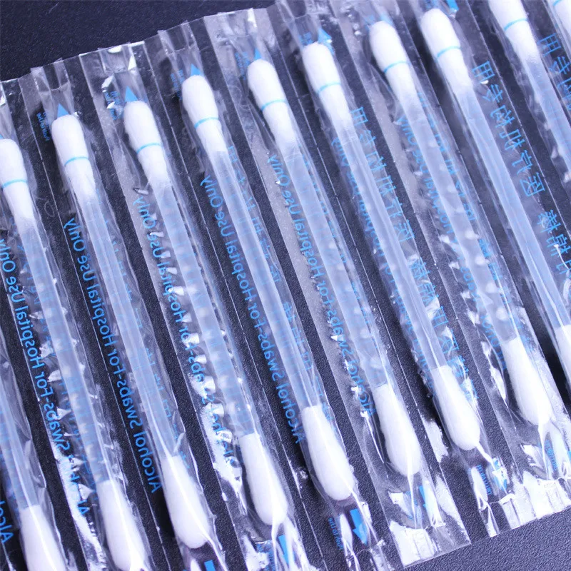 10 шт. одноразовые медико йод ватную палочку с йодом для дезинфекции ватный тампон