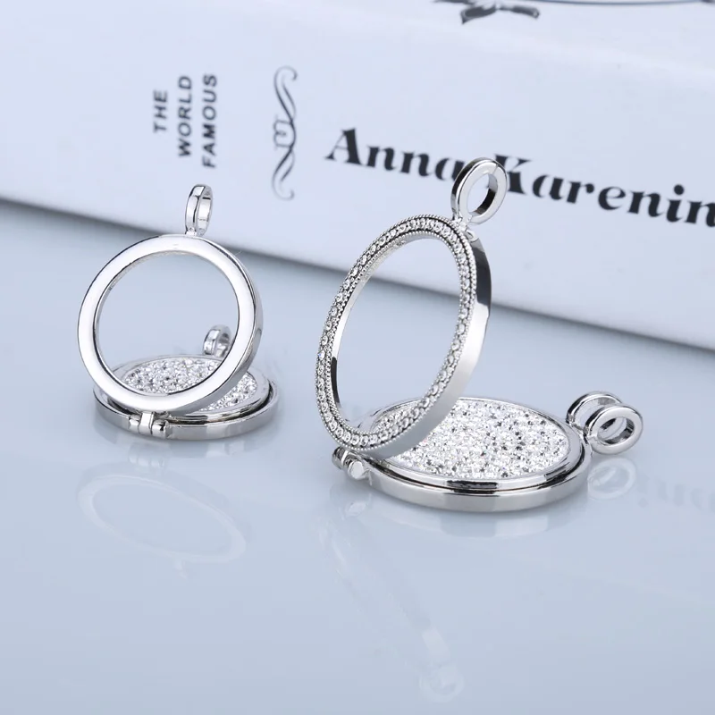 Новые розовые золотые 35 мм Подвески с держателем подходят для 25 33 мои монеты