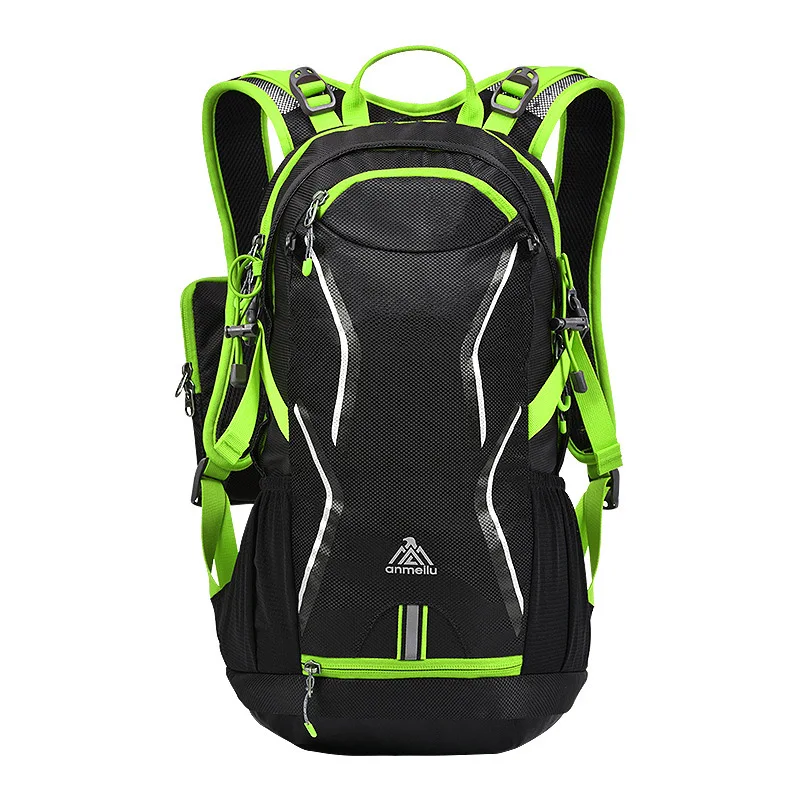 Goede 18L Fietshelm Bag Rugzak Fietsen Rugzak Mannen Vrouwen Outdoor Sporttas Waterdichte Camping Wandelen Rugzak Met Regenhoes