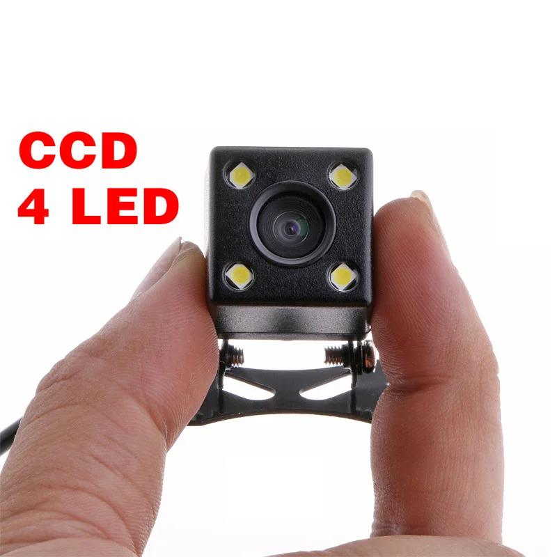 HD CCD Waterproof 4 LED Night Vision Car Rear View Camera 170 Wide Angle Backup Parking Universal Parktronik Auto Styling | Автомобили и