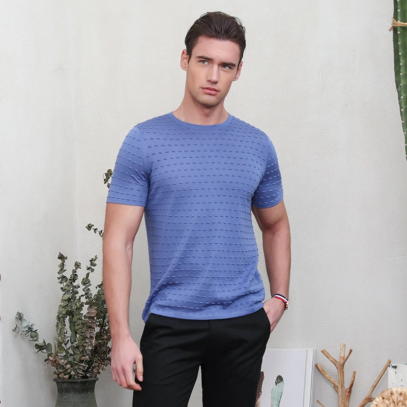 ZHILI 2019 Summer Stripes Men's T-Shirt