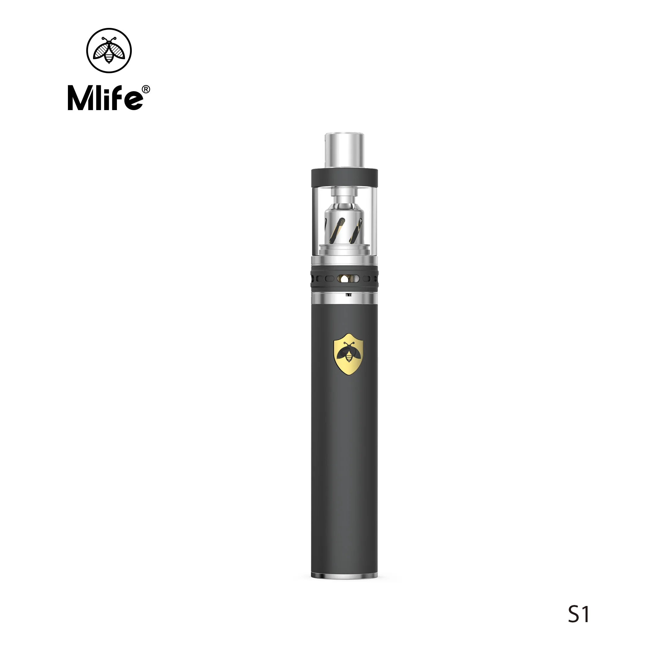 100% Оригинальные Mlife S1 коробка мод Vape стартовый набор Cigarros Electronicos с 1 8 мл