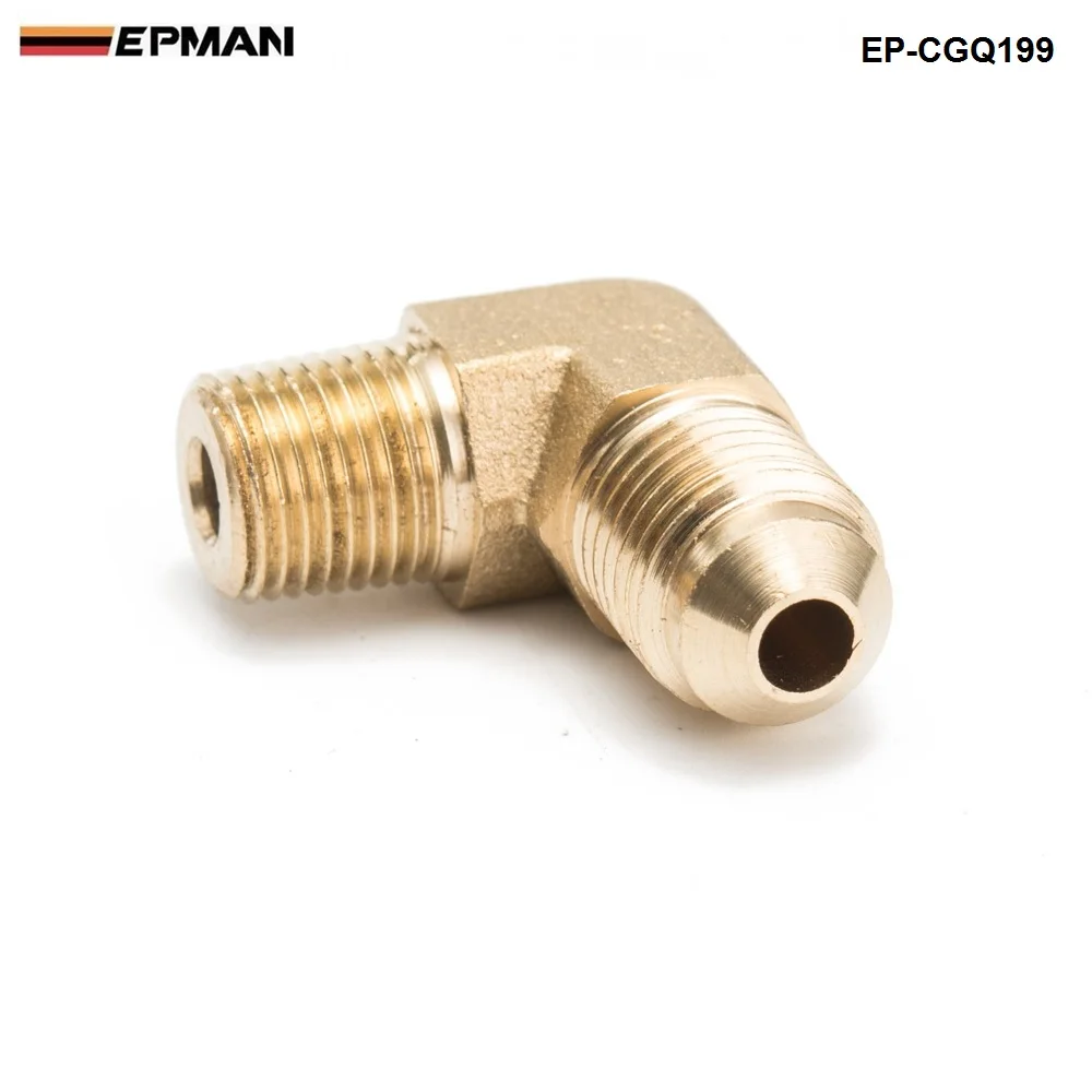 1/8 NPT к AN4 4 кованый латунный фитинг 90 градусов для турбо масла адаптер тормоза| |