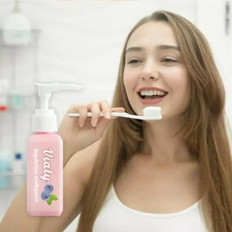 Зубная паста Viaty для удаления пятен дыма кофе чая уменьшения загрязнения зубов
