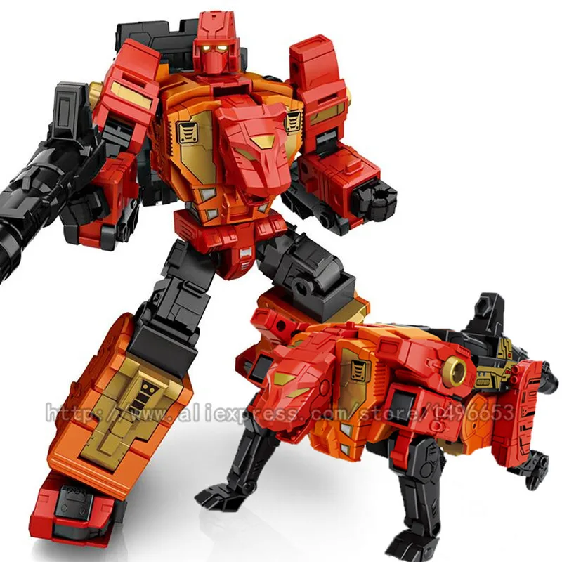 Wei jiang Новинка 5 в 1 экшн фигурка Predaking трансформер Игрушки для мальчиков оверсайз 45