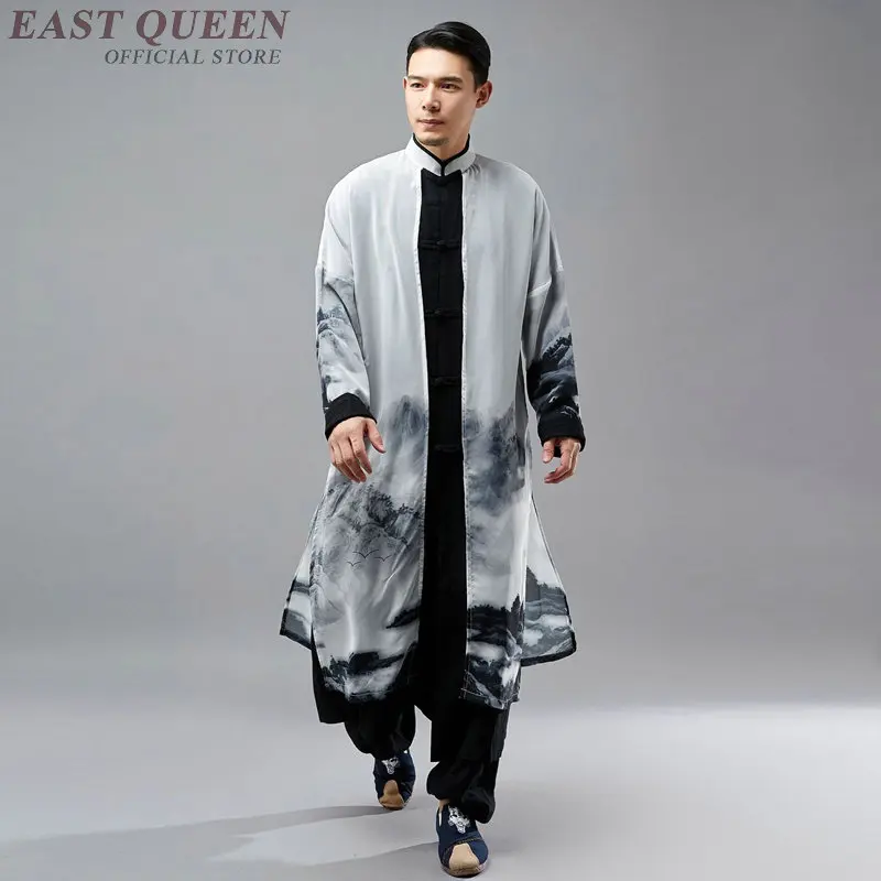 

Traditional chinese dress men clothing 2018 asian clothes men chinese culture traditions linen shirts men KK2264 Y