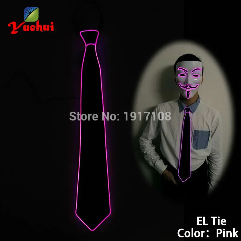 2021New Fashion10 Стиль вечерние Декор светодиодный галстук бабочка мигающий
