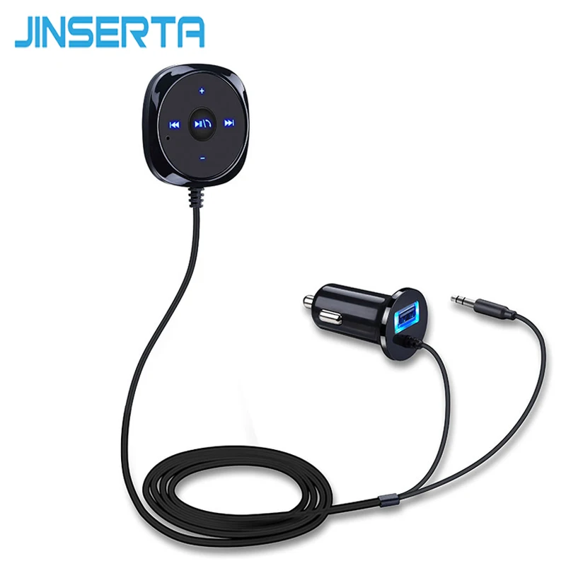 Автомобильный комплект JINSERTA с Bluetooth MP3-плеер AUX аудио A2DP музыкальный приемник