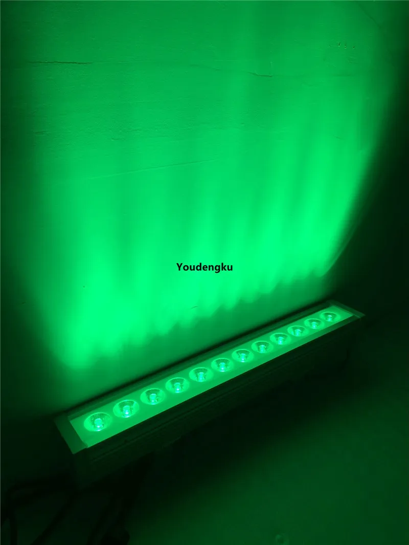 16 шт. водонепроницаемый 12x3 Вт rgb 3в1 36 dmx LED Луч настенный светильник открытый