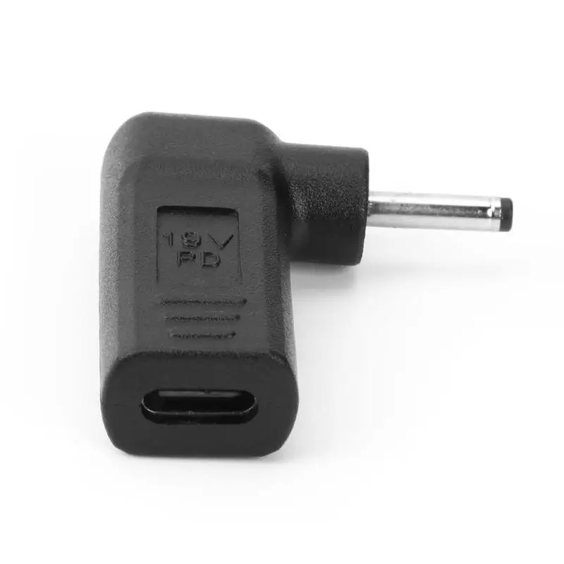90 градусов USB 3 1 Type C гнездовой до 0x1 мм Штекерный адаптер питания постоянного тока|