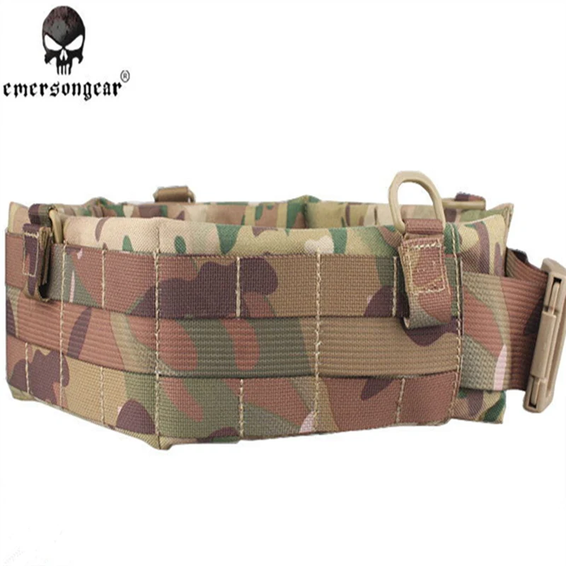 MOLLE мягкий патруль ремень мужской охотничий страйкбол боевой военный армейский ремень Пейнтбольные аксессуары Мультикам a-tacs черный