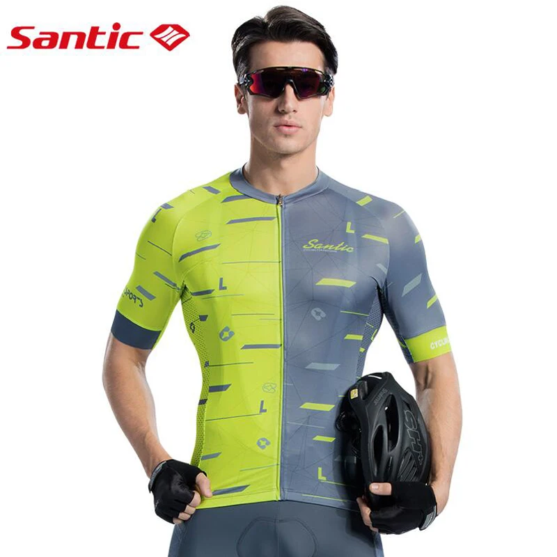 Santic Vélo летняя спортивная футболка с коротким рукавом велосипед Костюмы Майо